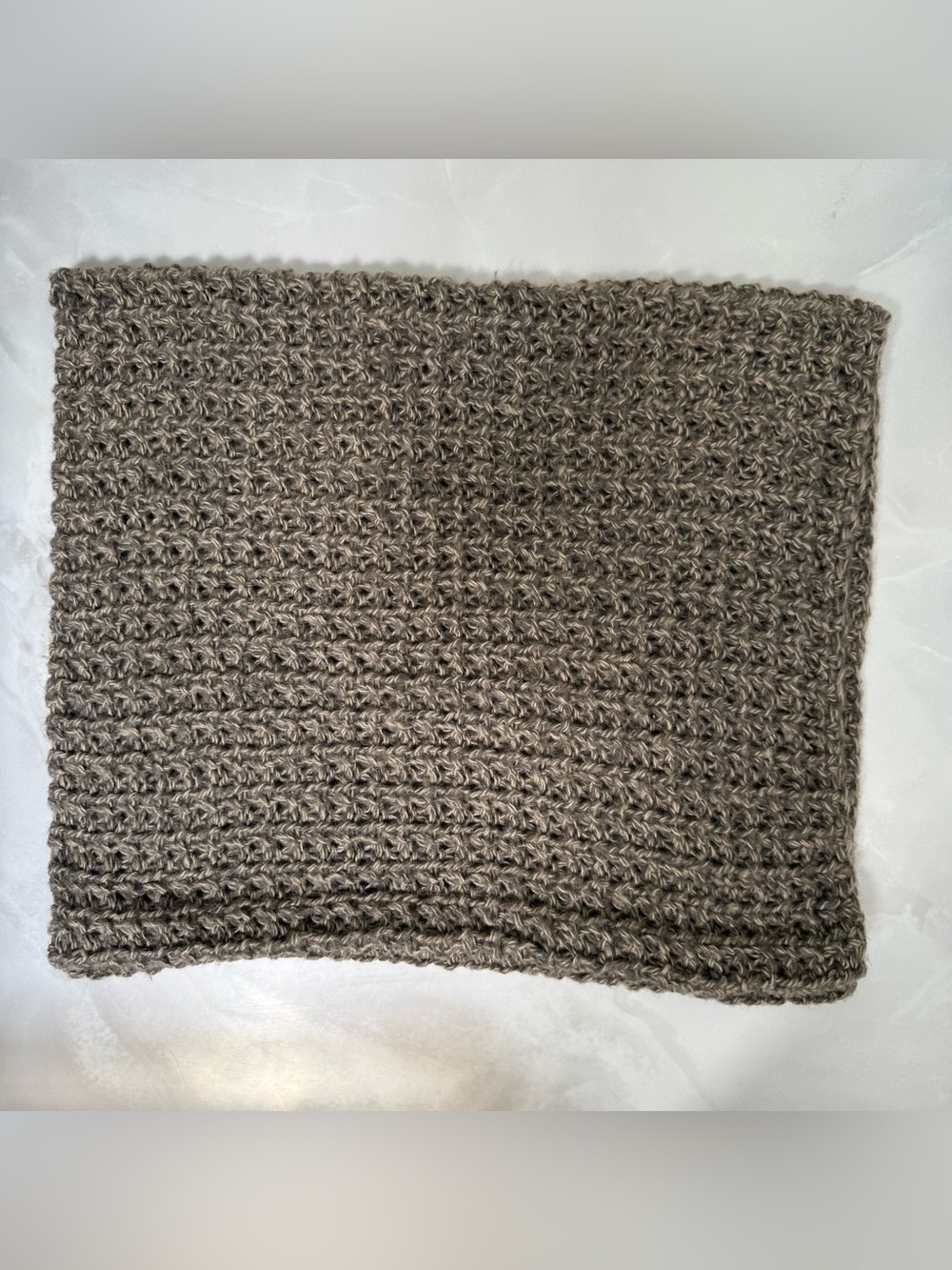 Frenchi knit infinity tube scarf